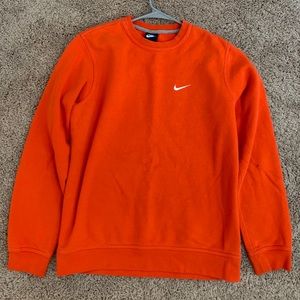 Orange Nike crewneck